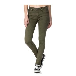 Miss Me olive skinny jean crop size 25